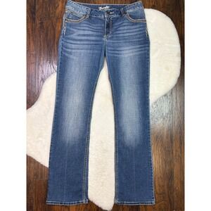 Wrangler Jeans Womens Bootcut 13/14 x 34 Medium Wash Mid-Rise Stretch